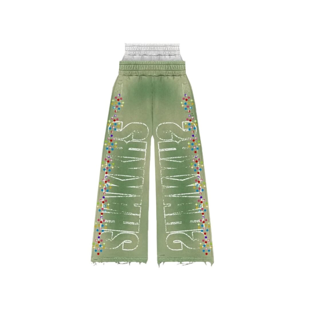 Everlay Emerald Luxe Flare Sweatpants