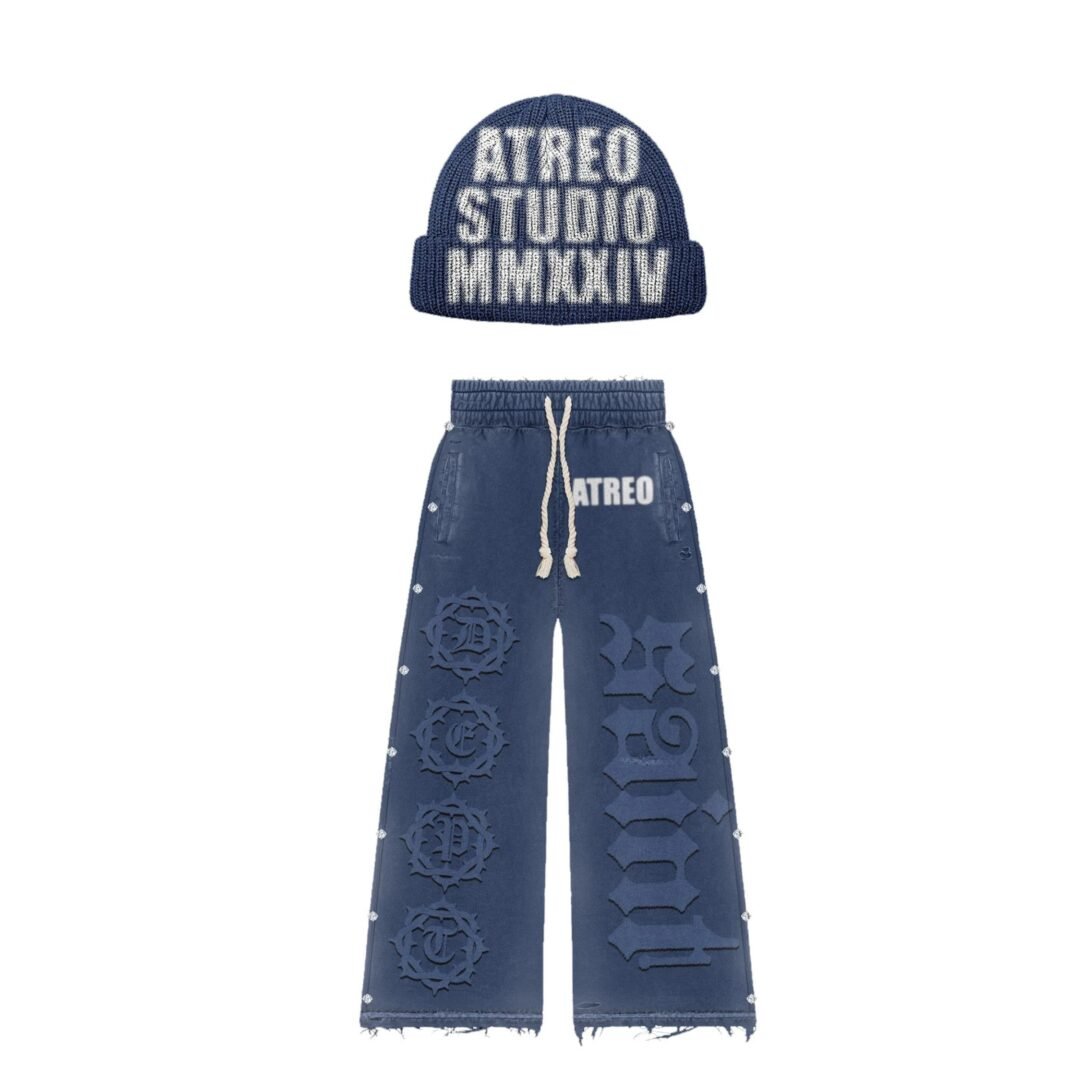 Everlay Midnight Aura Set Hoodie & Sweatpants Luxury Loungewear