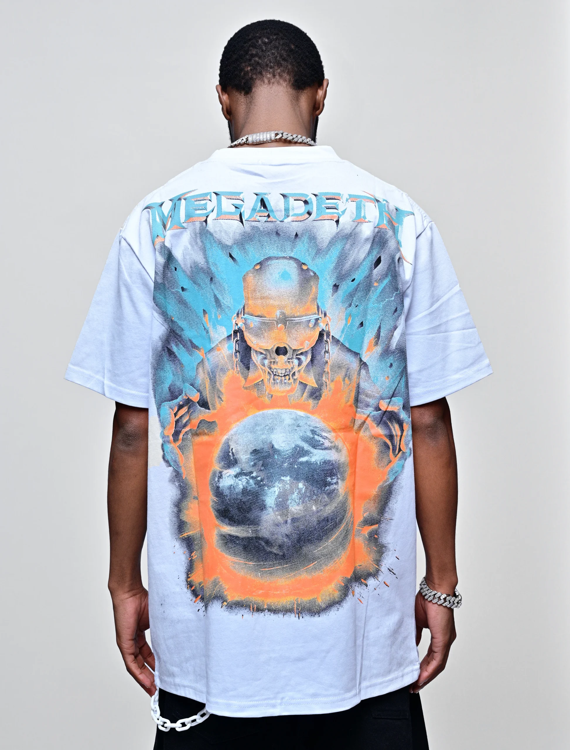 STARFALL ERA – GRAPHIC FADED WHITE TEE - Image 2