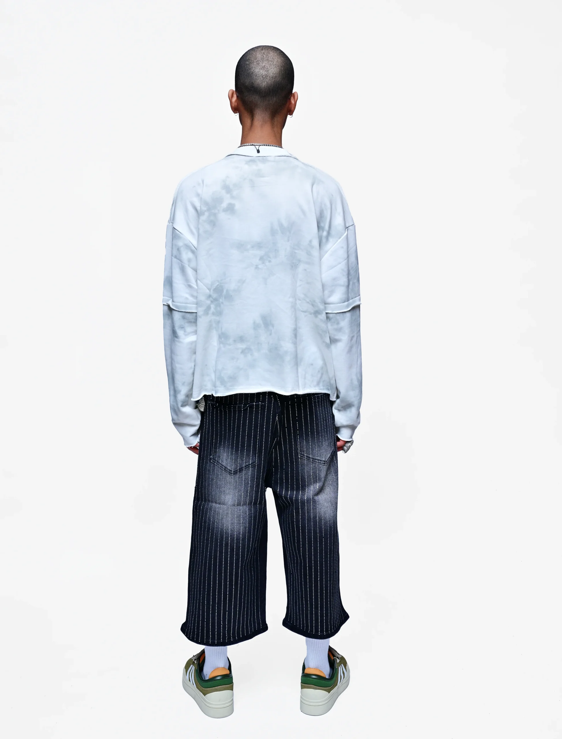 MONEY IS A GREAT SERVANT – LUXURY FADED LONG SLEEVE (WHITE) - Image 2