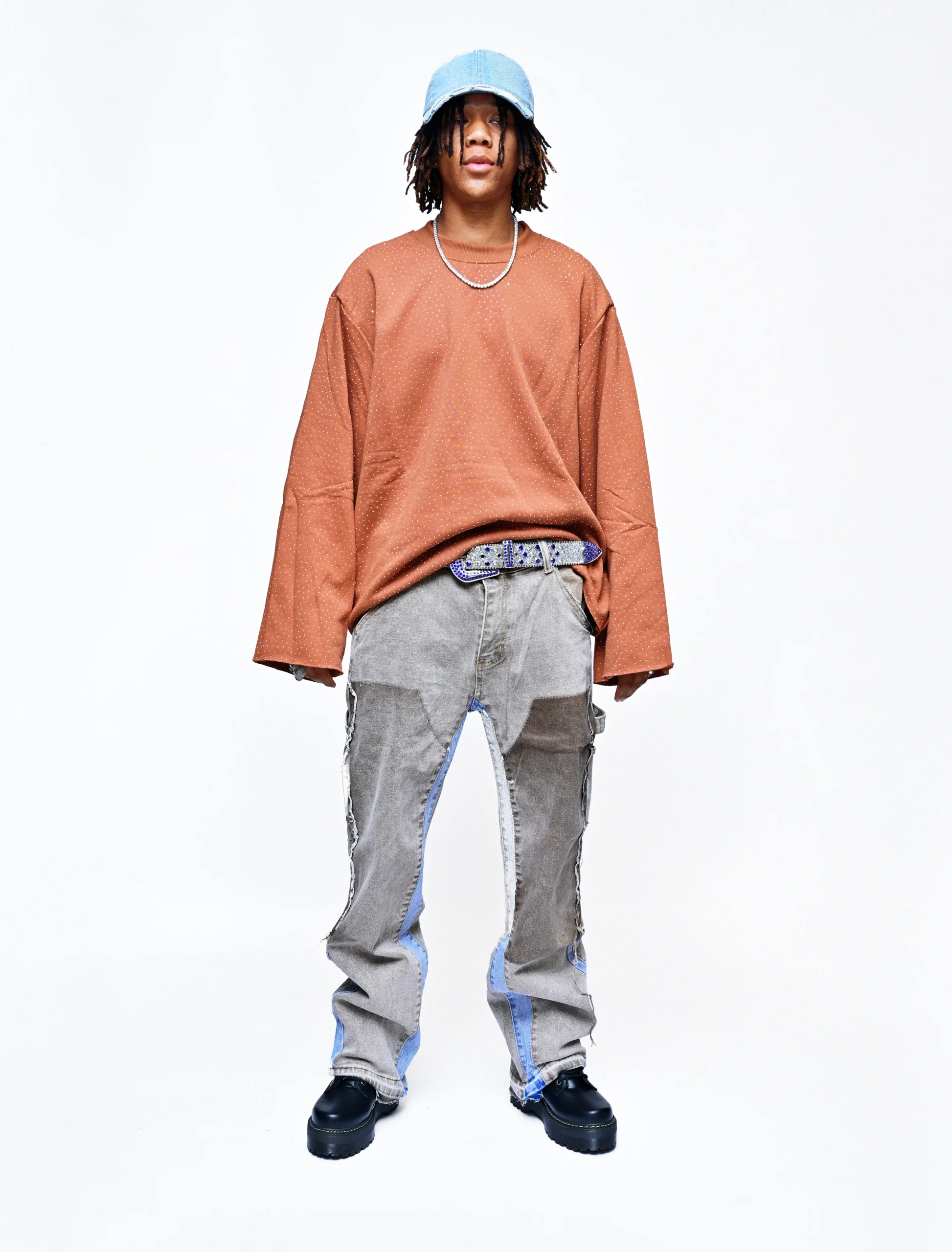 MOCHA SKYLINE – DUAL-TONE DENIM FUSION - Image 2