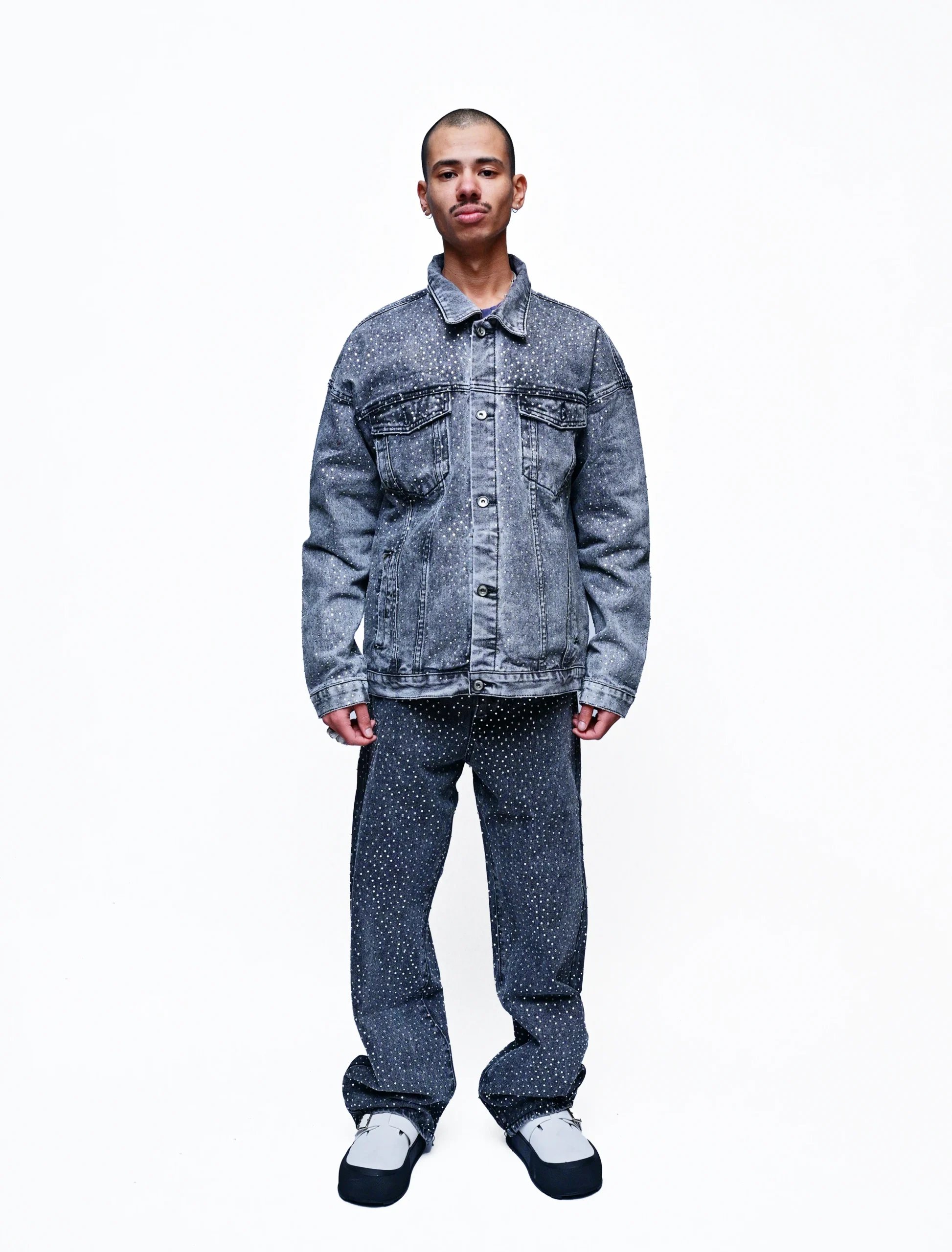 EVRY GLINT – EXCLUSIVE RHINESTONE DENIM SET