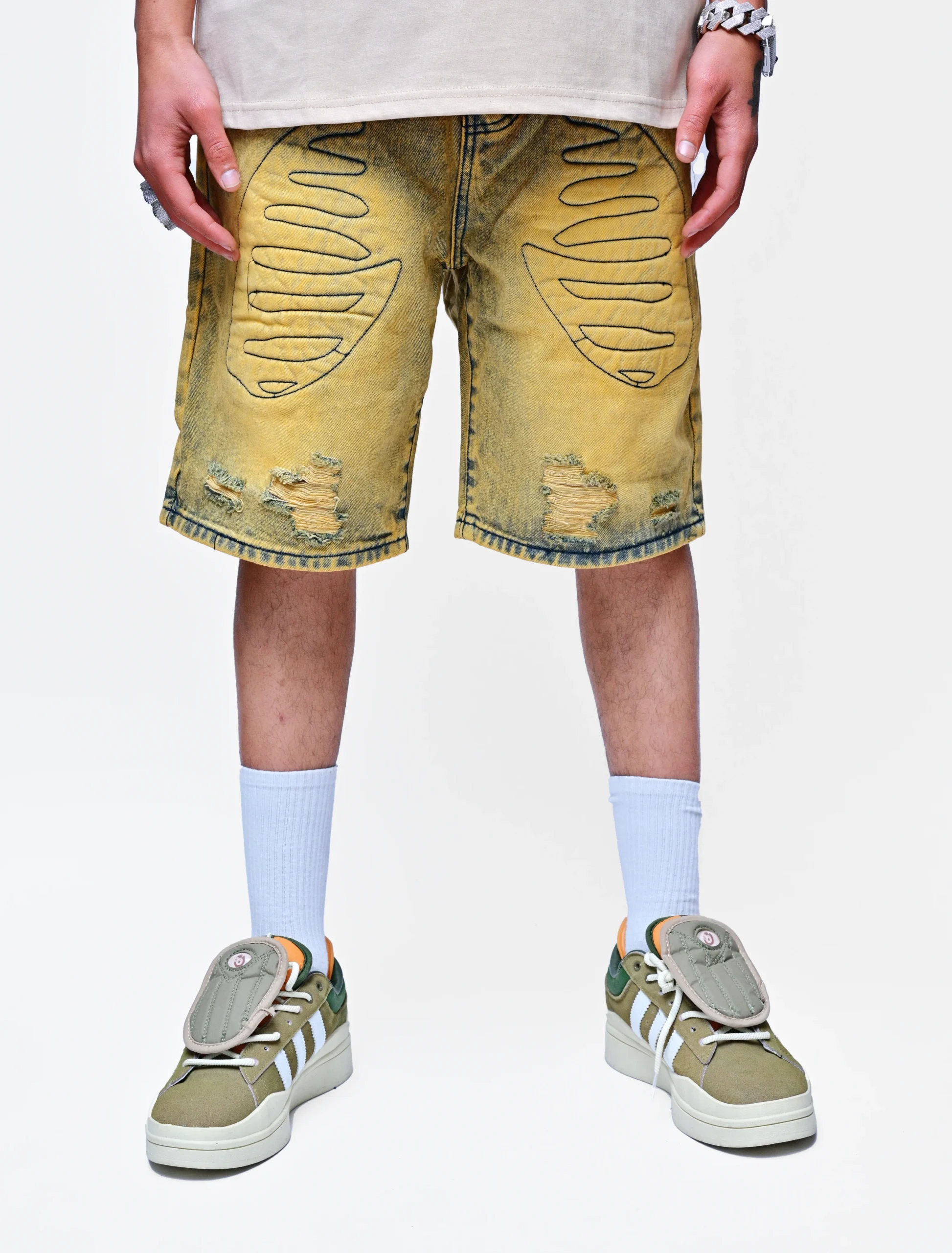 ICONIC FADE – FAMOUS FADED DENIM SHORTS