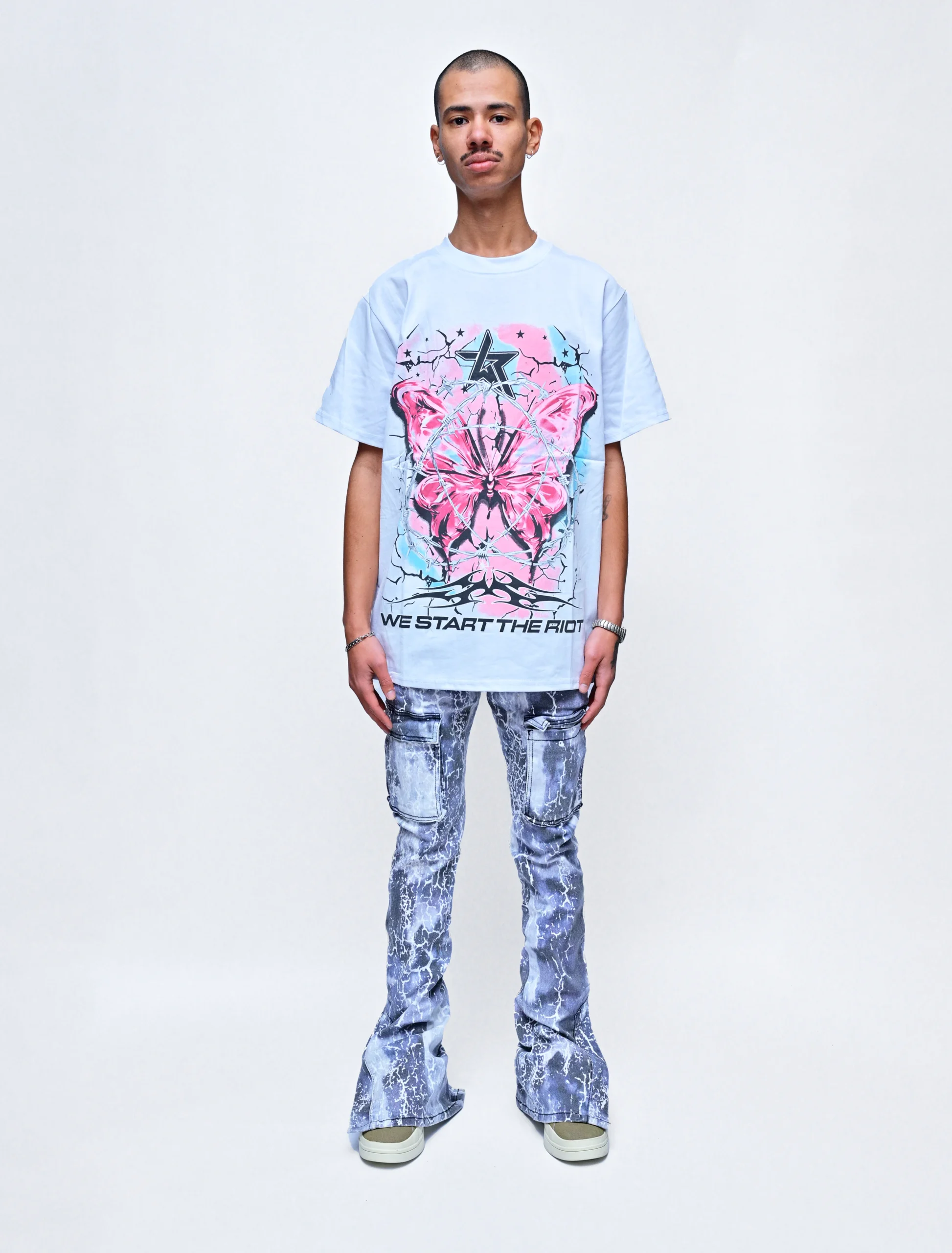 THUNDER GAZE – LUXURY CLOUD-WASHED DENIM - Image 2