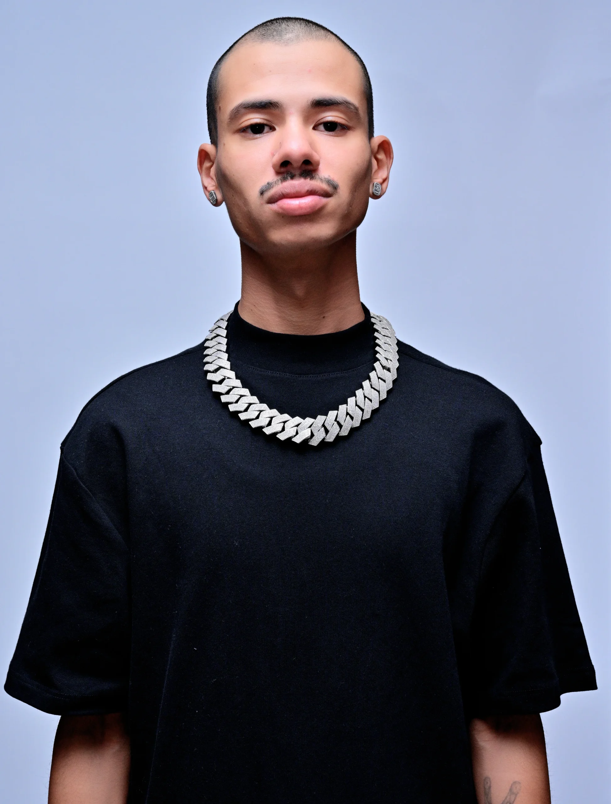 EVERLAY IMPERIAL SILVER HEAVY CUBAN LINK CHAIN 27MM - Image 3