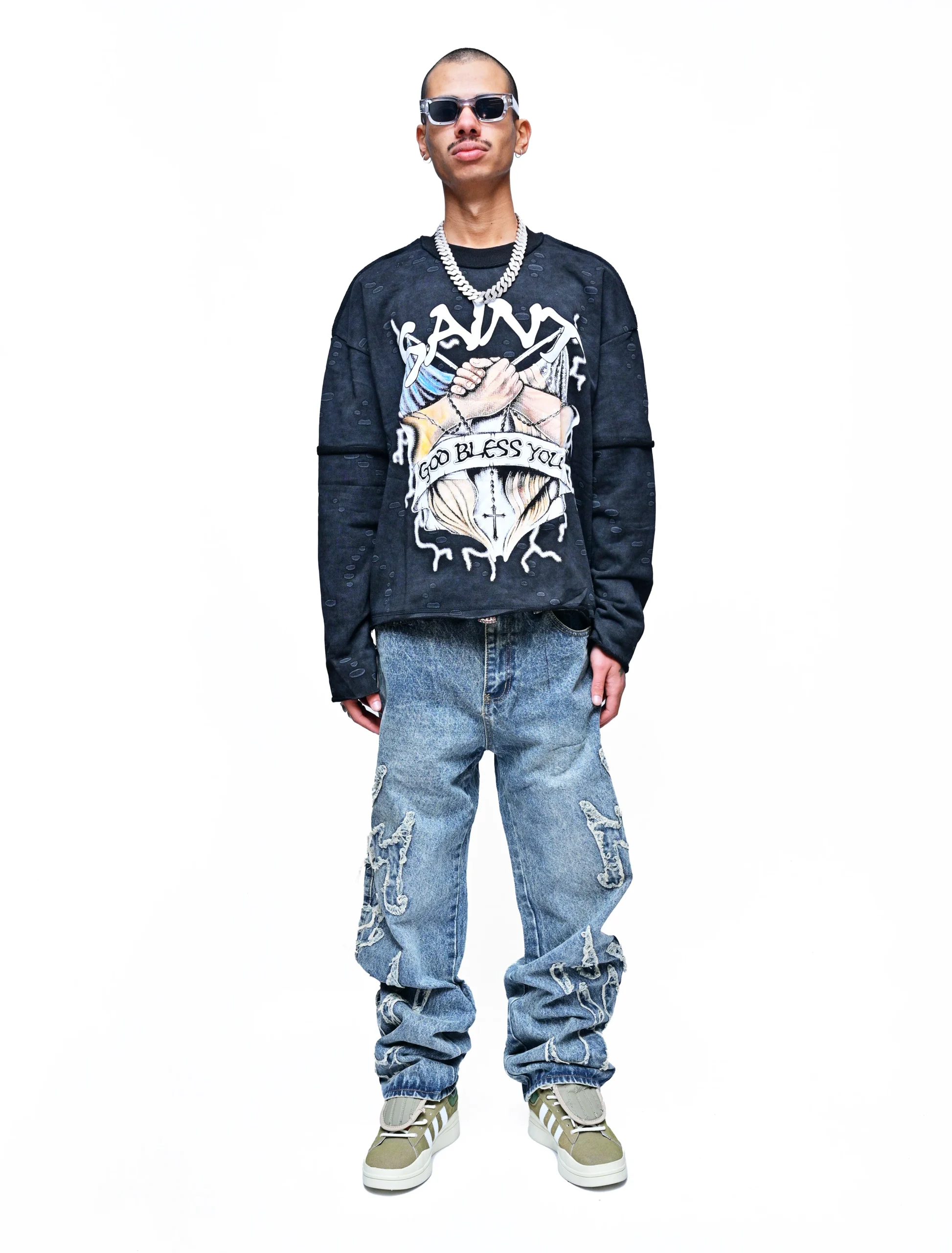 ECLIPSE BLUE Y2K HIGH LUXURY DENIM - Image 2