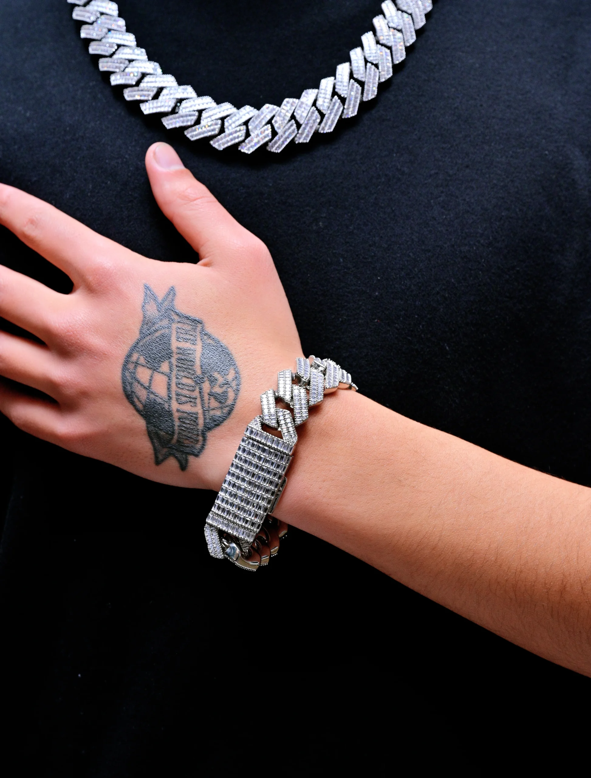 EVERLAY ROYAL ICE 20MM BAGUETTE BRACELET - Image 4