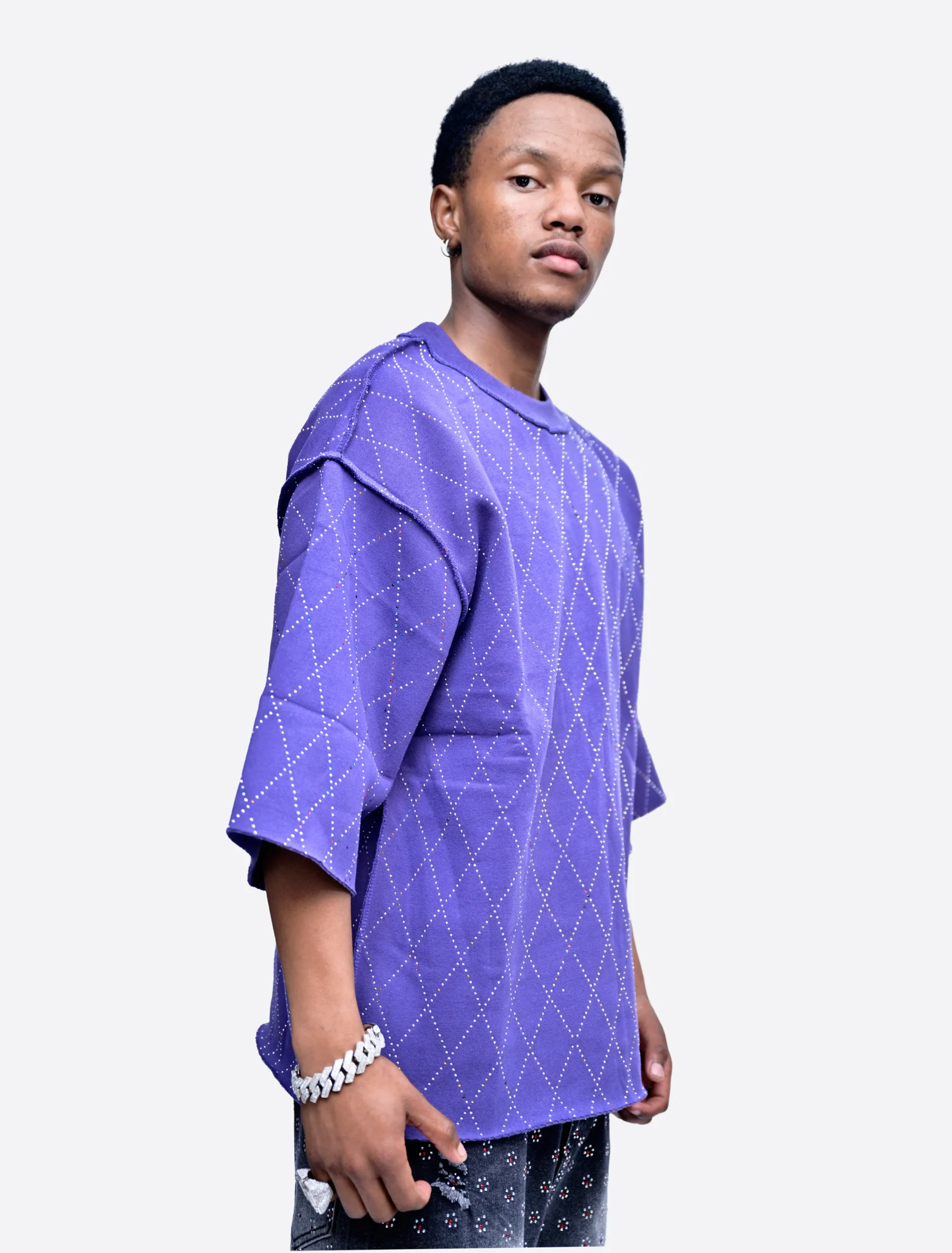 Saints Eclipse Oversized Tee - Image 3