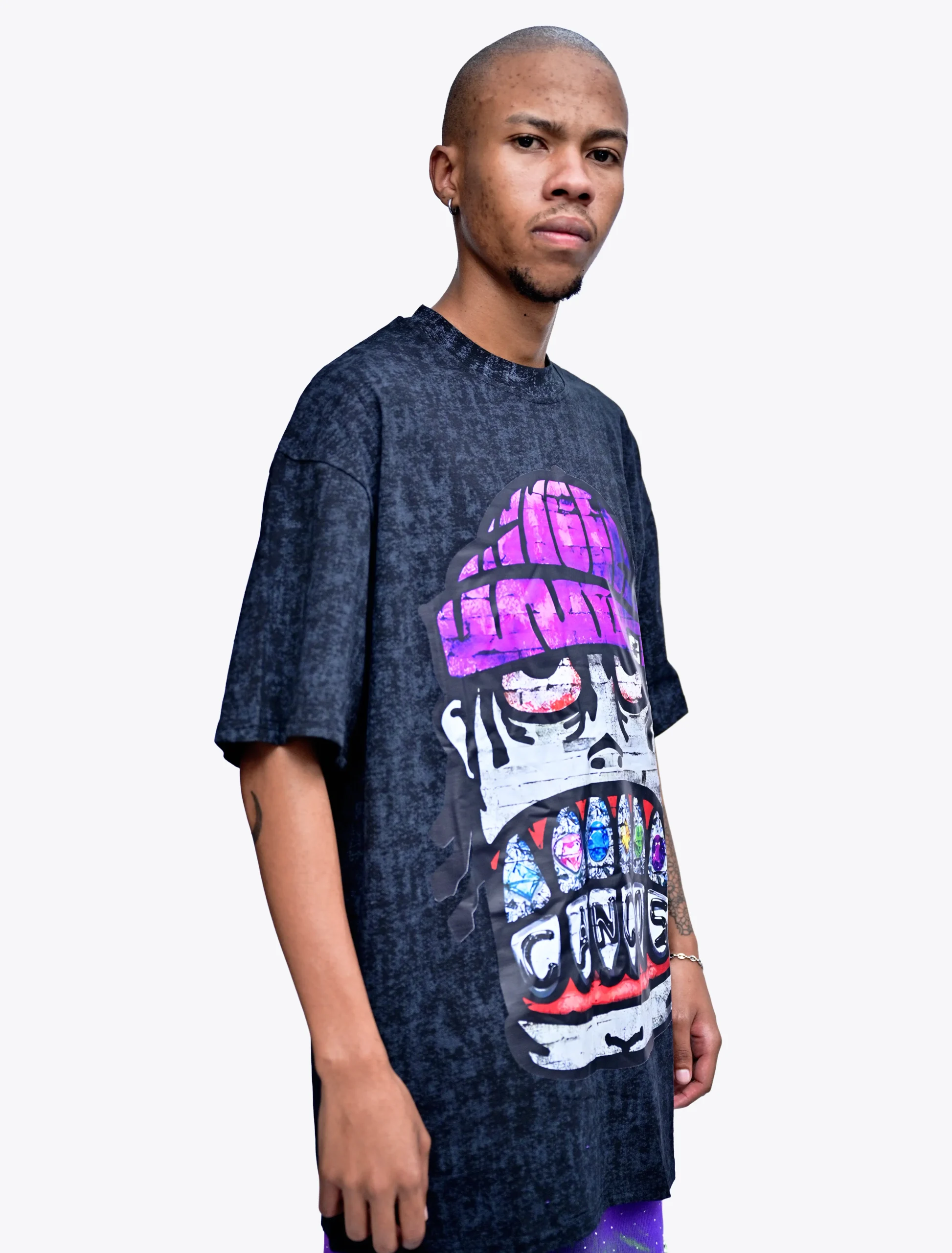 Faded Money Talks Oversized Tee - Image 2