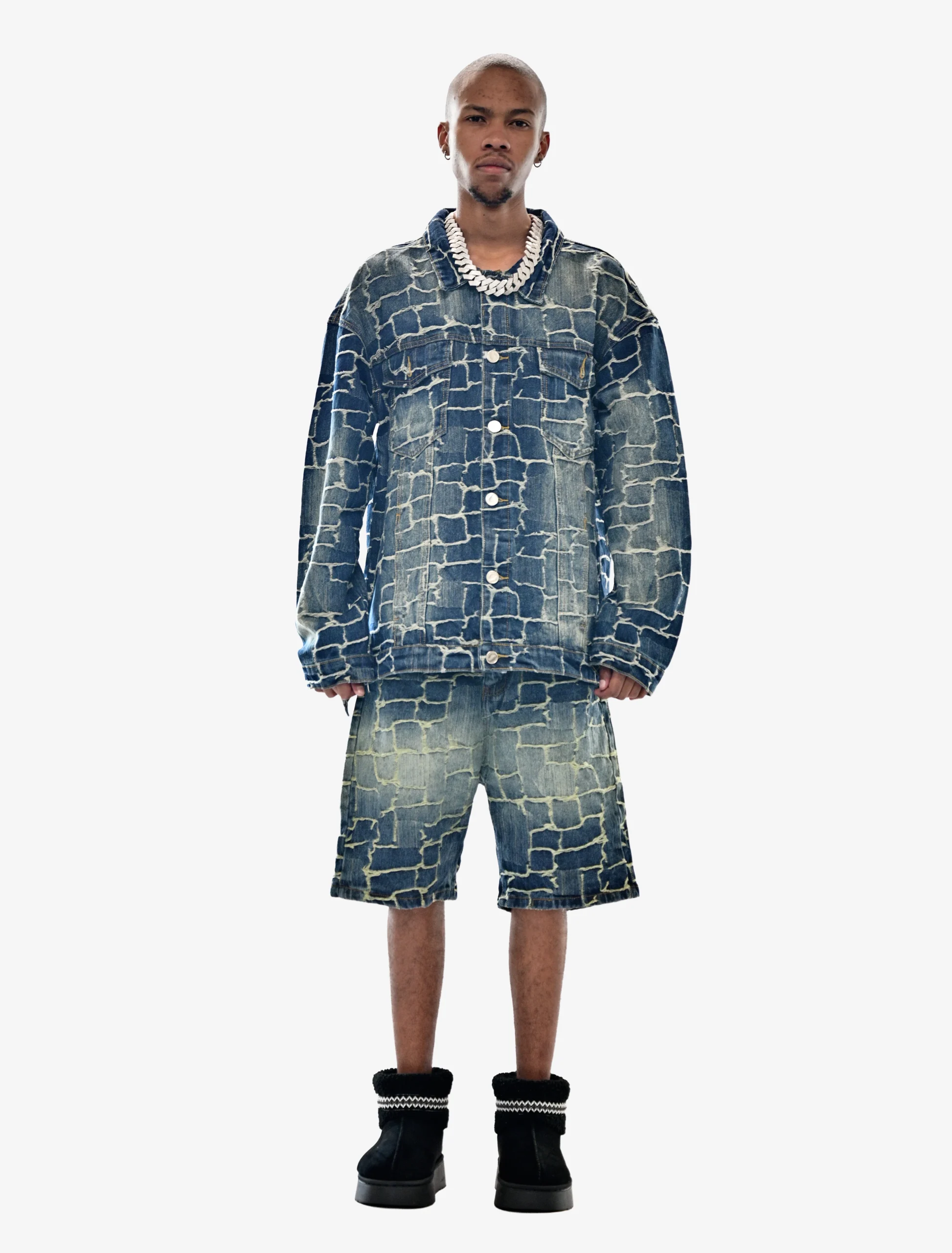 EVERY Faded Denim Blue Dust Set – 2 Piece