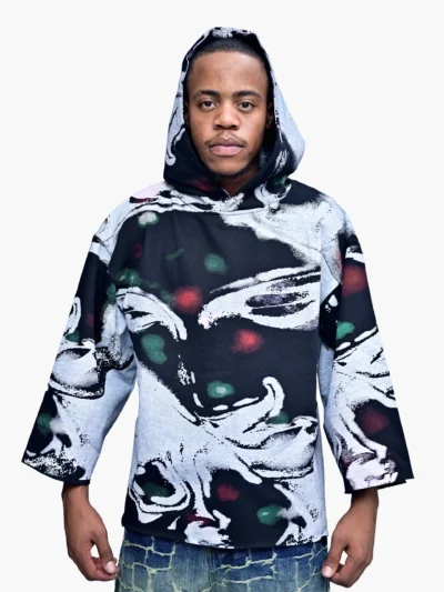 EVY Jesus in the King Oversized Hoodie (BLACK)