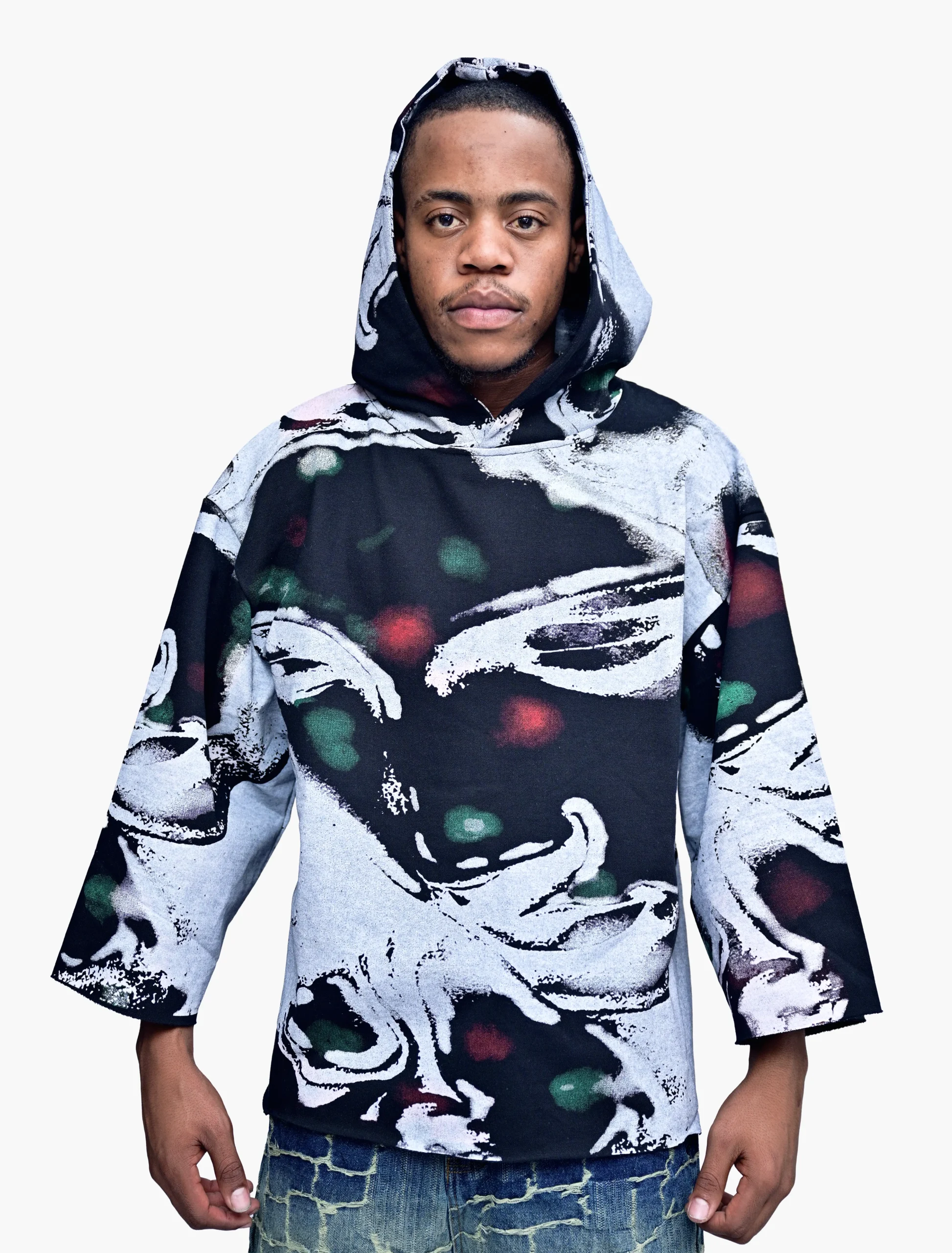 EVY Jesus in the King Oversized Hoodie (BLACK)