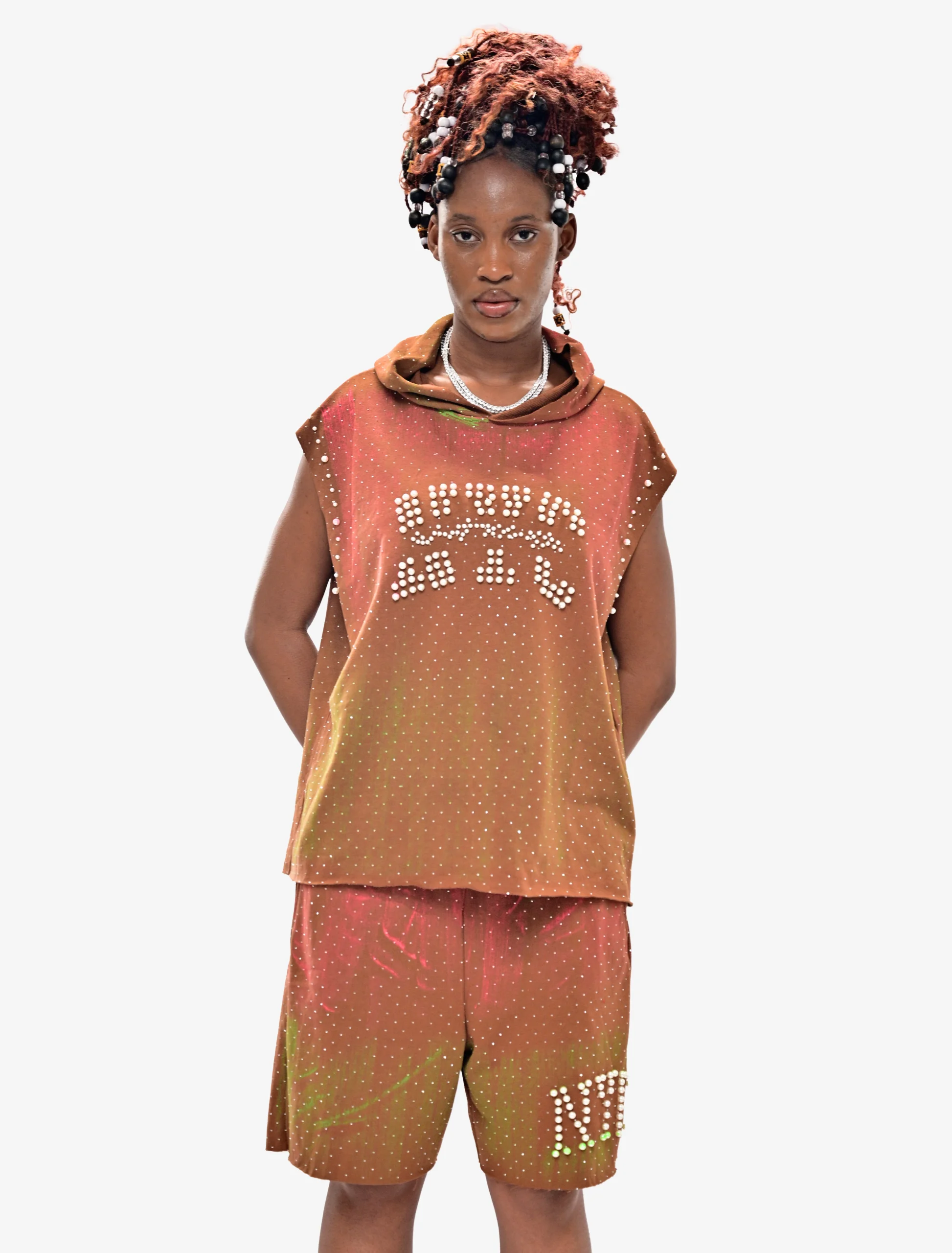 EVERLAY NYC ChocoLux Middays Rhinestone Summer Set 2 Piece - Image 2