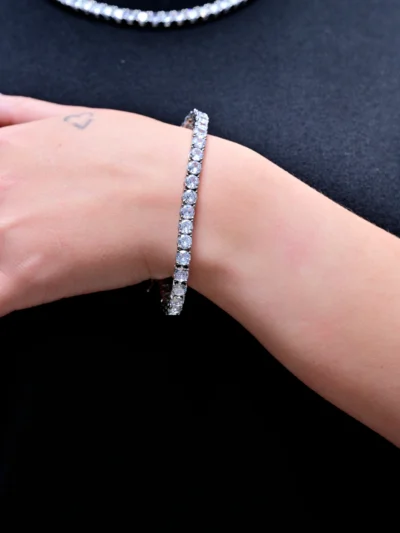 EVERLAY ICED TENNIS 5MM BRACELET