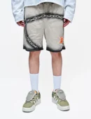 CHAINED LUX – CREAM NON-DENIM SHORTS