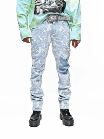 BLOOM CUDI – FLOWER NET DENIM