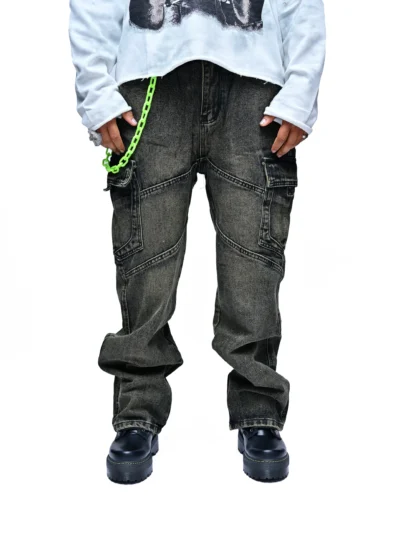 MOSS GLOW – FADED LOW DENIM