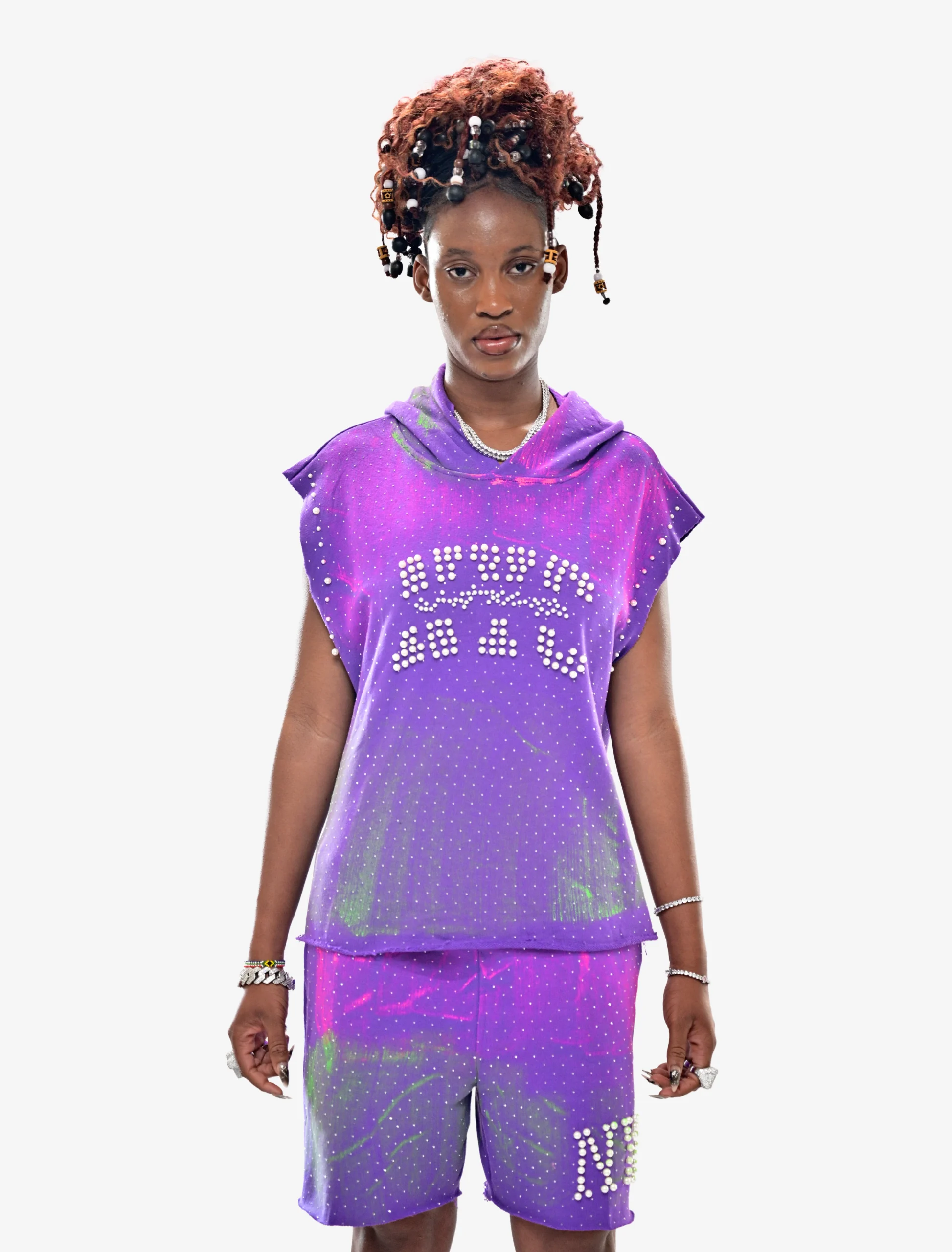 EVERLAY NYC Violet Mirage Rhinestone Summer Set