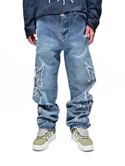 ECLIPSE BLUE Y2K HIGH LUXURY DENIM