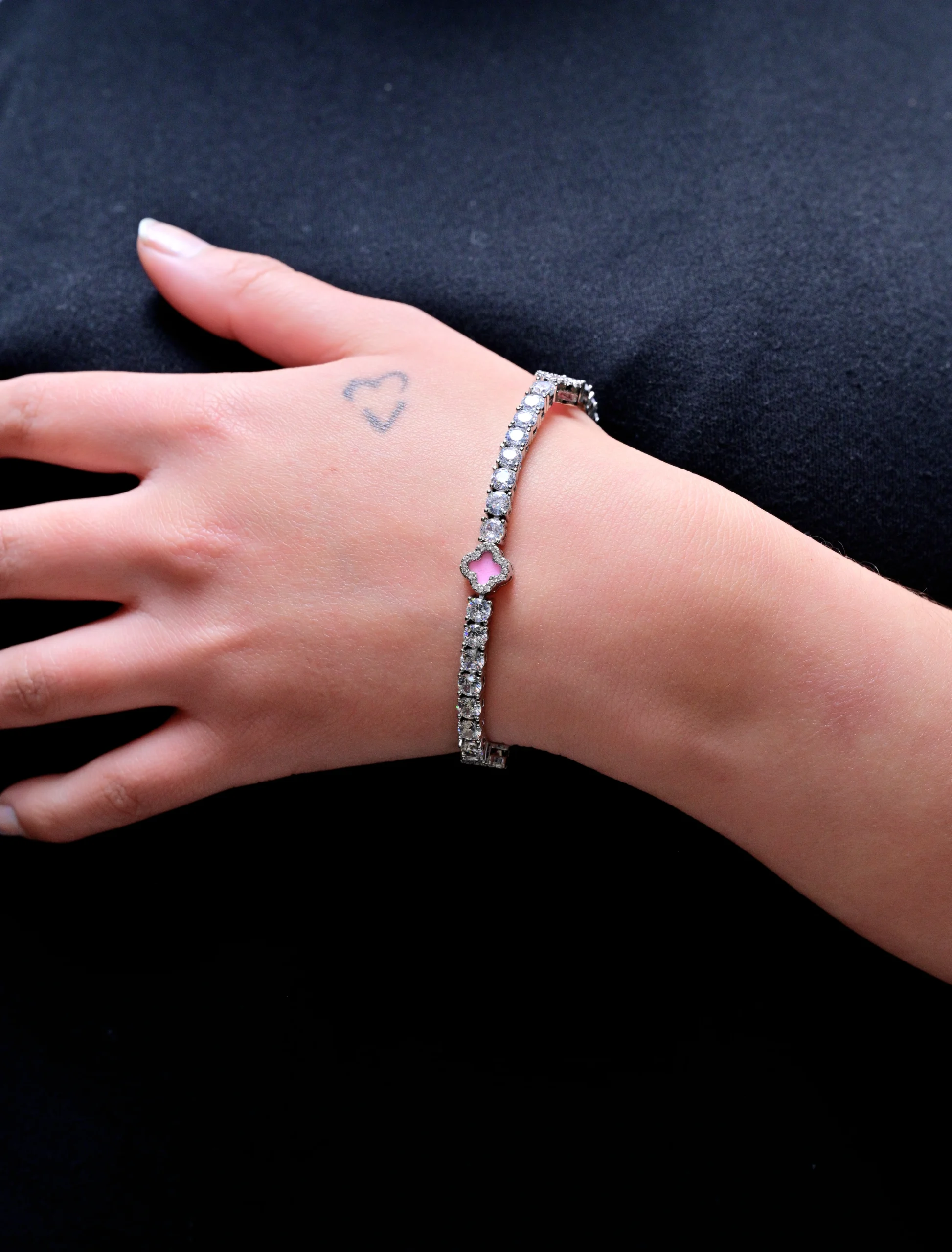 EVERLAY NOVA CLOVER FLOWER TENNIS CHAIN