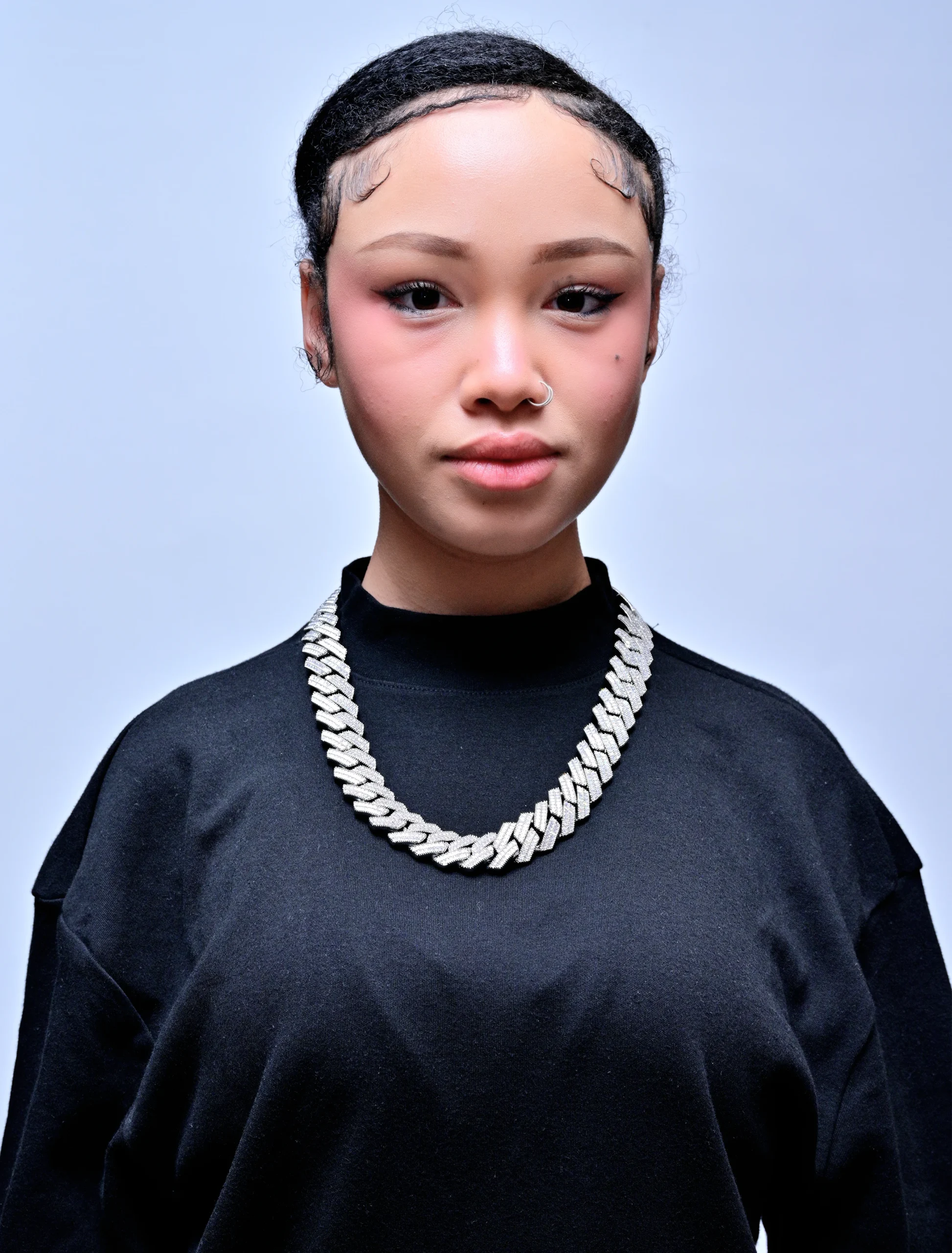 EVERLAY PRETTY GIRLS ICE 20MM BAGUETTE CUBAN LINK CHAIN