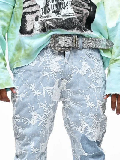 GLACIER VOW – SILVER ICED LUXURY BELT