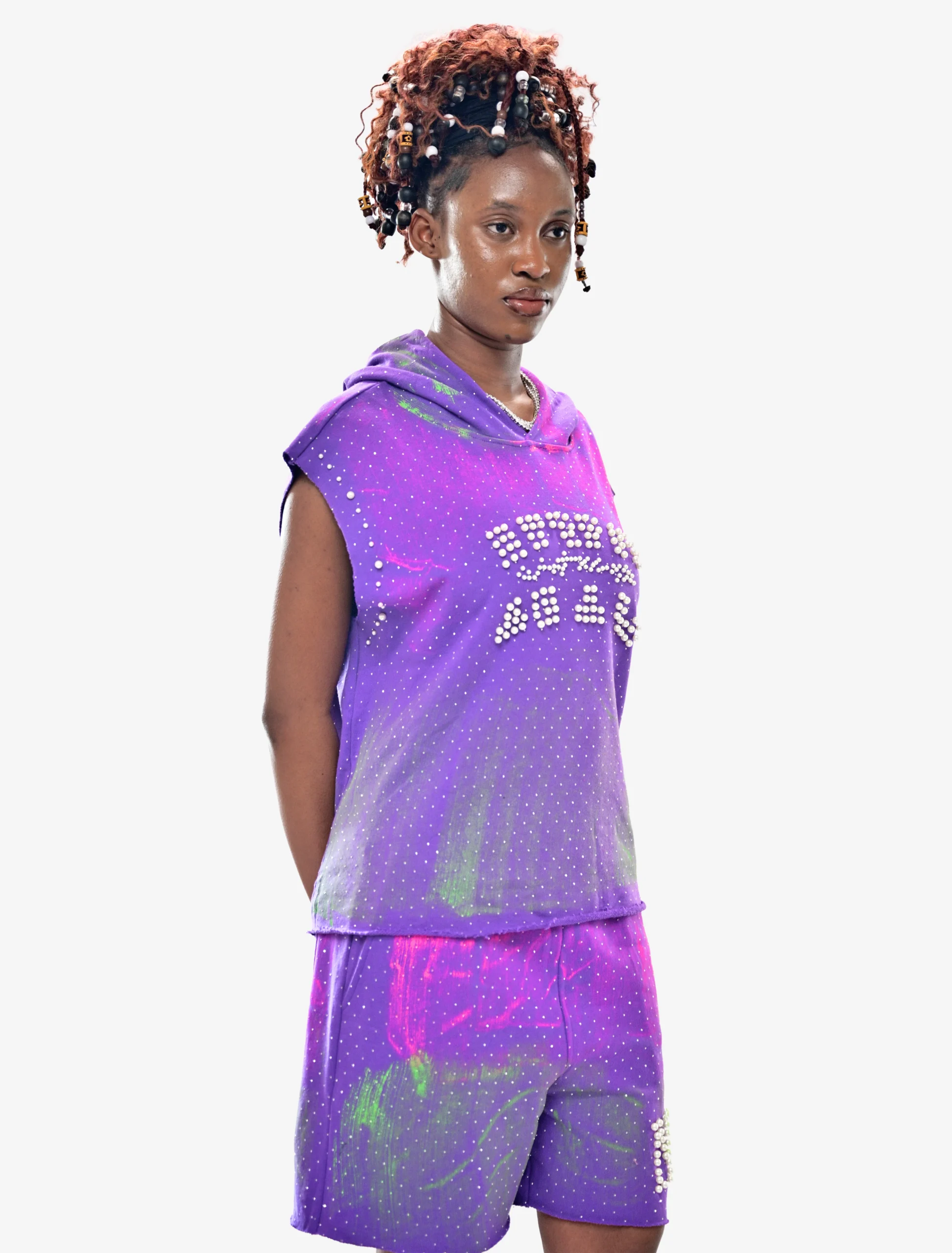 EVERLAY NYC Violet Mirage Rhinestone Summer Set - Image 4