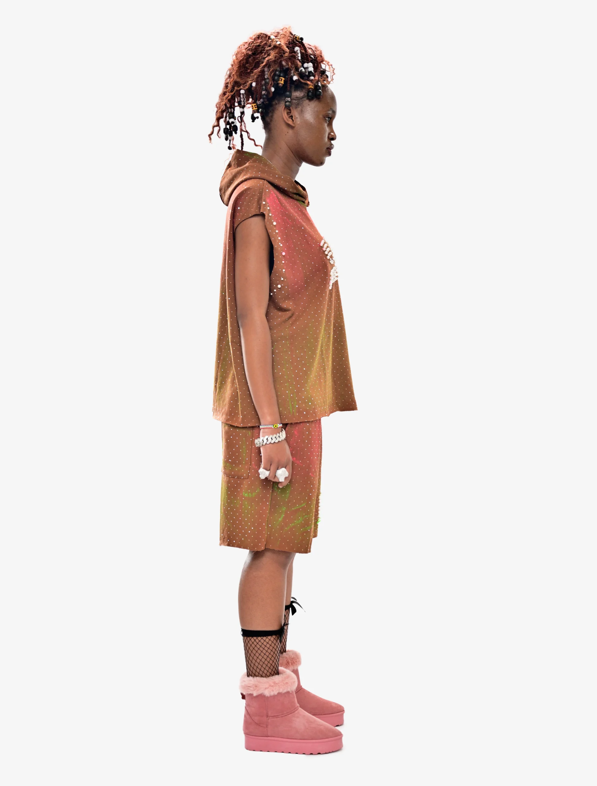 EVERLAY NYC ChocoLux Middays Rhinestone Summer Set 2 Piece - Image 5