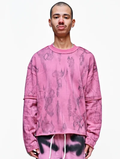 PINK VELVET DREAM – Y2K FADED LUXURY LONG SLEEVE