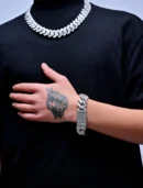 EVERLAY ROYAL ICE 20MM BAGUETTE BRACELET