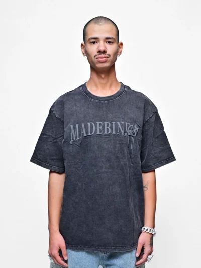 NOIR VEIL – FADED BLACK ESSENTIAL TEE