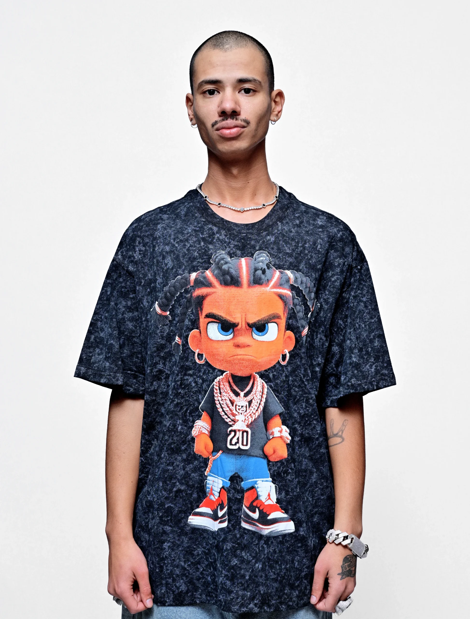 DUSK THEORY – VINTAGE BLACK LUXE TEE