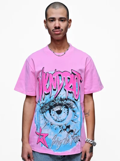 BRING THE CHAOS – ALIEN HOMEFARE FADED PINK TEE