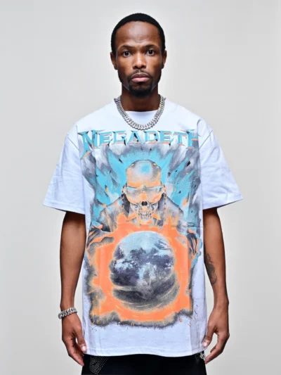 STARFALL ERA – GRAPHIC FADED WHITE TEE