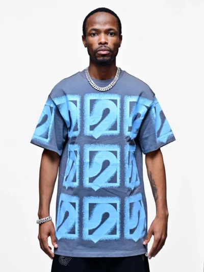 CHROME KISS – PEARL GREY TEE