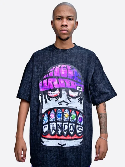 Faded Money Talks Oversized Tee