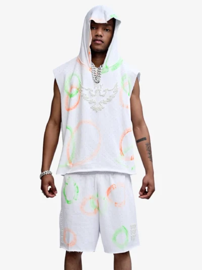 EVRY NYC Holly White Rhinestones  2 Piece Set