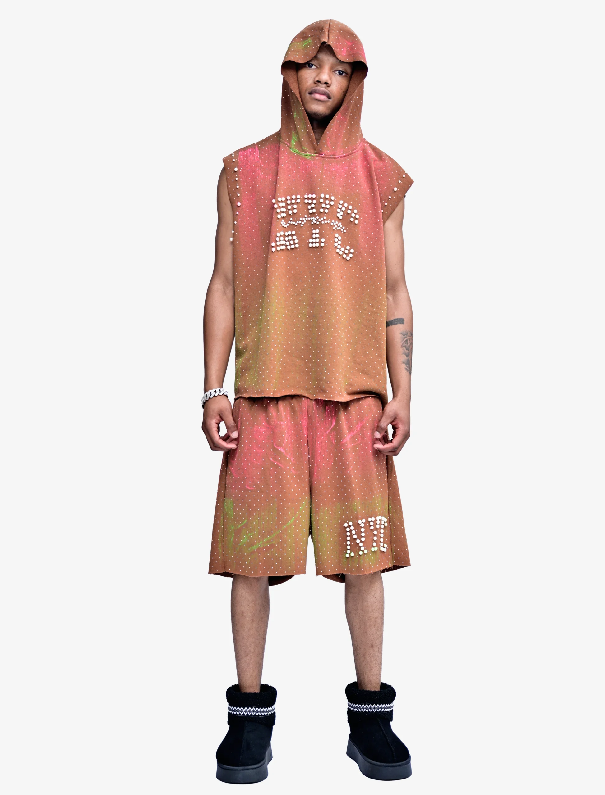 EVERLAY NYC ChocoLux Middays Rhinestone Summer Set 2 Piece - Image 8