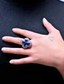 EVERLAY BLOOM ICED FLOWER RING